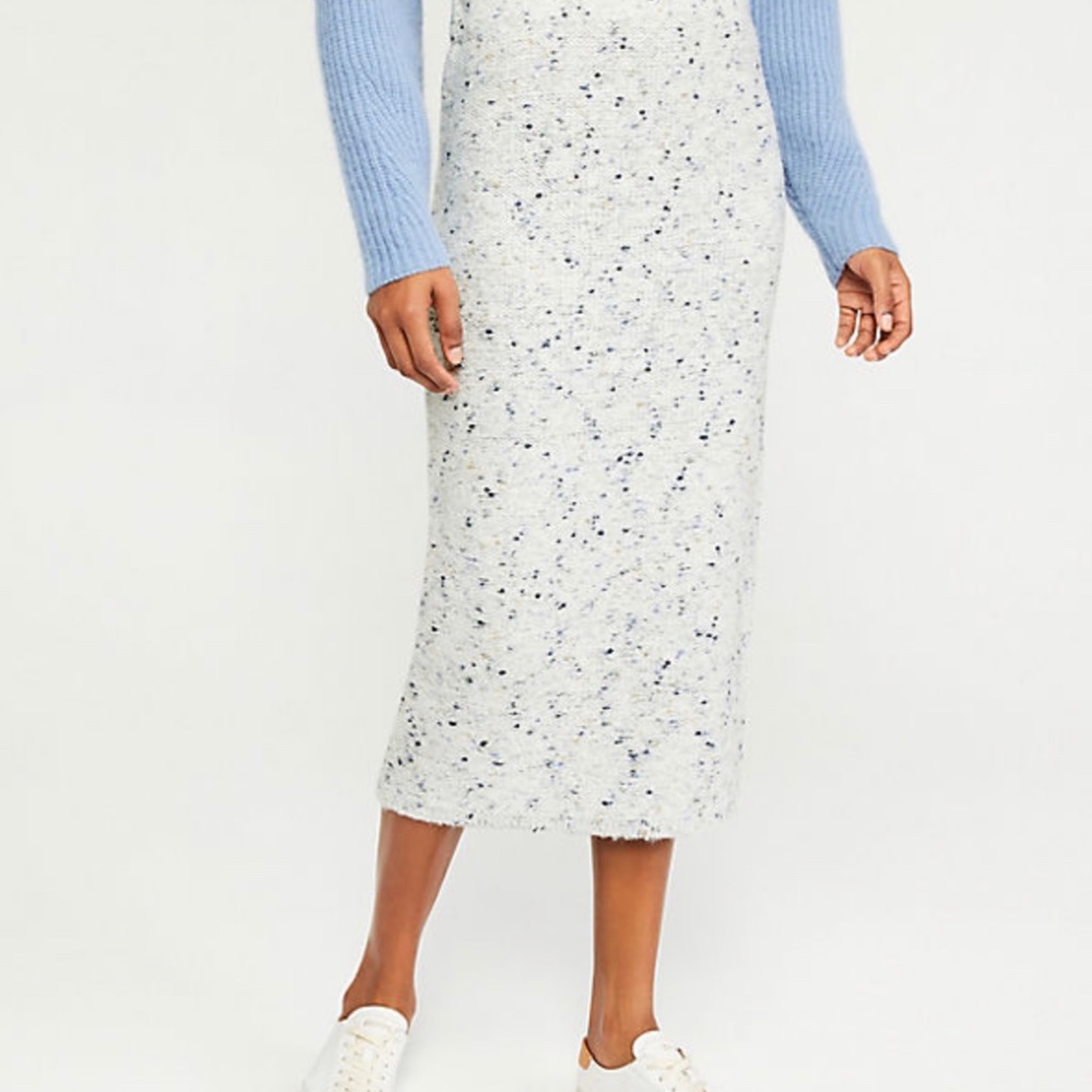 Ann Taylor Midi Knit Pencil Skirt NWT - size L